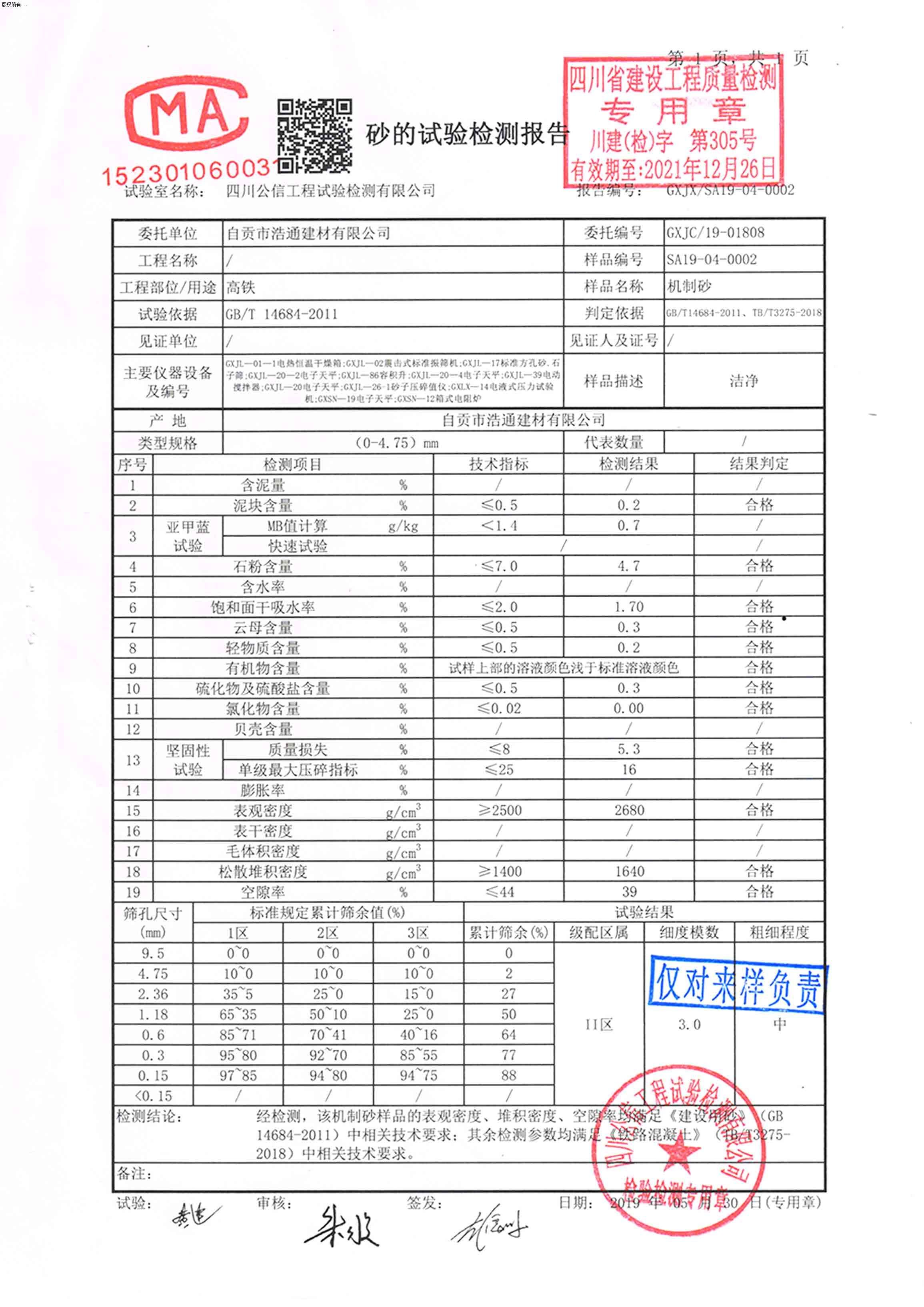 自貢浩通砂石廠